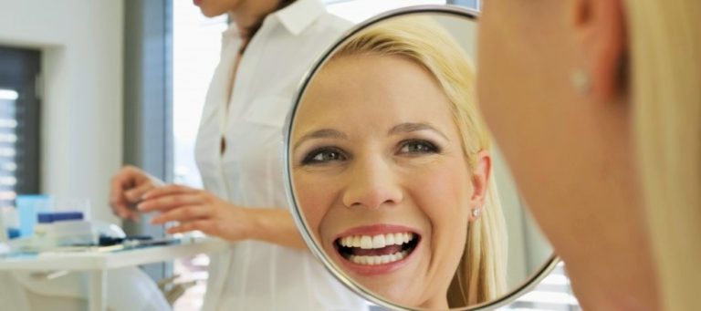 low cost dental patient smiling